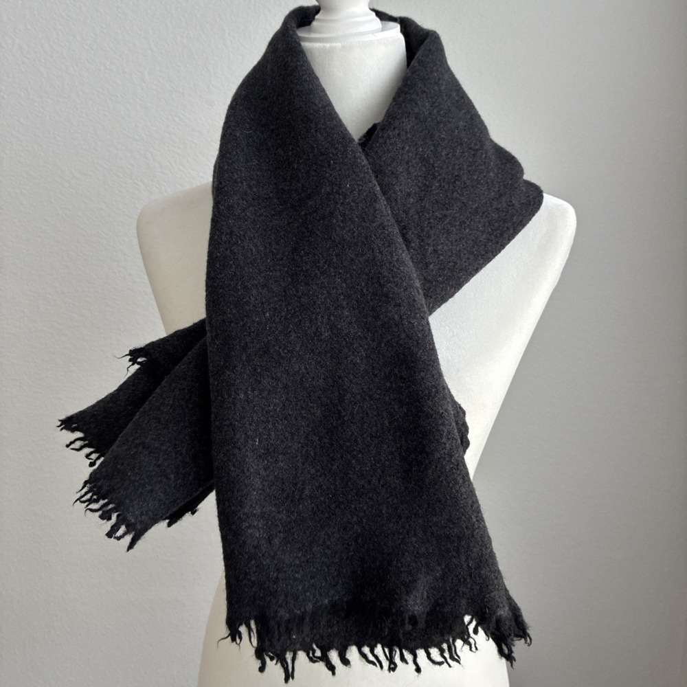 Lululemon Womens Gray Scarf Blanket Vinyasa Wrap Throw Autumn Fall Winter Layer